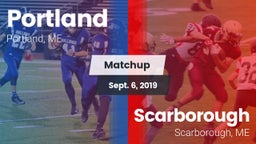 Matchup: Portland  vs. Scarborough  2019