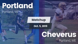 Matchup: Portland  vs. Cheverus  2019