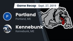 Recap: Portland  vs. Kennebunk  2019