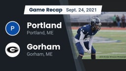 Recap: Portland  vs. Gorham  2021