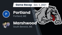 Recap: Portland  vs. Marshwood  2021