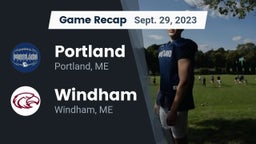 Recap: Portland  vs. Windham  2023