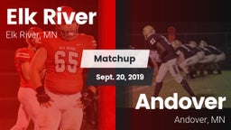 Matchup: Elk River High vs. Andover  2019
