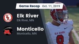 Recap: Elk River  vs. Monticello  2019