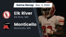 Recap: Elk River  vs. Monticello  2020