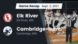 Recap: Elk River  vs. Cambridge-Isanti  2021