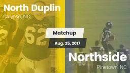 Matchup: North Duplin High vs. Northside  2017