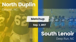 Matchup: North Duplin High vs. South Lenoir  2017