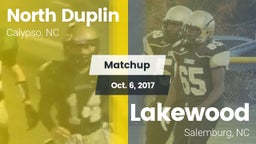 Matchup: North Duplin High vs. Lakewood  2017