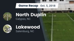 Recap: North Duplin  vs. Lakewood  2018