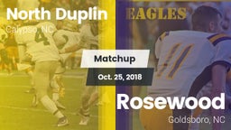 Matchup: North Duplin High vs. Rosewood  2018
