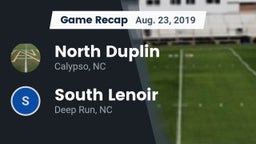 Recap: North Duplin  vs. South Lenoir  2019