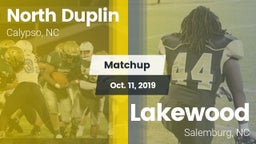 Matchup: North Duplin High vs. Lakewood  2019