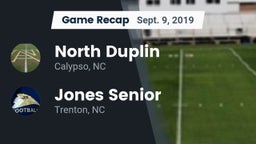 Recap: North Duplin  vs. Jones Senior  2019