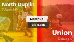 Matchup: North Duplin High vs. Union  2019