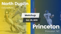 Matchup: North Duplin High vs. Princeton  2019