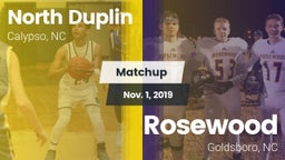 Matchup: North Duplin High vs. Rosewood  2019
