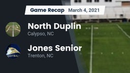 Recap: North Duplin  vs. Jones Senior  2021