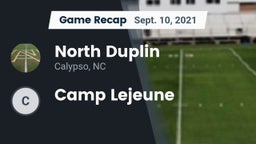 Recap: North Duplin  vs. Camp Lejeune  2021