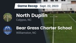 Recap: North Duplin  vs. Bear Grass Charter School 2023