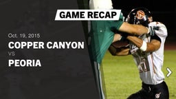 Recap: Copper Canyon  vs. Peoria 2015