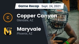 Recap: Copper Canyon  vs. Maryvale  2021