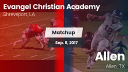 Matchup: Evangel Christian vs. Allen  2017
