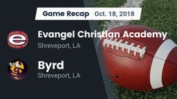 Recap: Evangel Christian Academy  vs. Byrd  2018