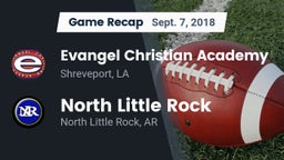 Recap: Evangel Christian Academy  vs. North Little Rock  2018