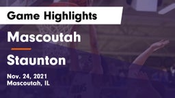 Mascoutah  vs Staunton  Game Highlights - Nov. 24, 2021