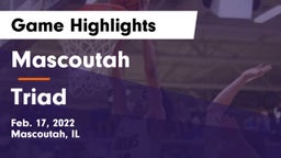 Mascoutah  vs Triad  Game Highlights - Feb. 17, 2022