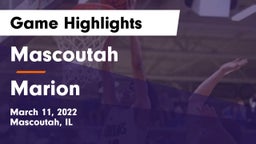 Mascoutah  vs Marion  Game Highlights - March 11, 2022