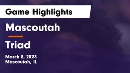 Mascoutah  vs Triad  Game Highlights - March 8, 2023
