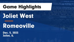 Joliet West  vs Romeoville  Game Highlights - Dec. 5, 2023