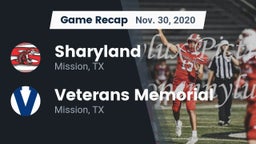 Recap: Sharyland  vs. Veterans Memorial  2020