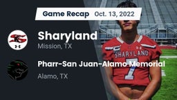 Recap: Sharyland  vs. Pharr-San Juan-Alamo Memorial  2022