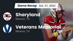 Recap: Sharyland  vs. Veterans Memorial  2022