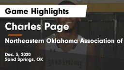Charles Page  vs Northeastern Oklahoma Association of Homeschools Game Highlights - Dec. 3, 2020