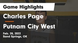 Charles Page  vs Putnam City West  Game Highlights - Feb. 28, 2022