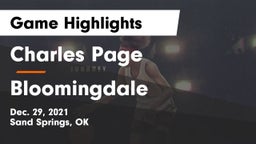Charles Page  vs Bloomingdale  Game Highlights - Dec. 29, 2021