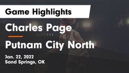 Charles Page  vs Putnam City North  Game Highlights - Jan. 22, 2022