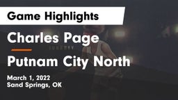 Charles Page  vs Putnam City North  Game Highlights - March 1, 2022