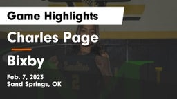 Charles Page  vs Bixby  Game Highlights - Feb. 7, 2023