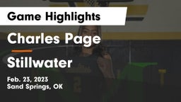 Charles Page  vs Stillwater  Game Highlights - Feb. 23, 2023