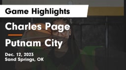 Charles Page  vs Putnam City  Game Highlights - Dec. 12, 2023