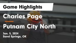 Charles Page  vs Putnam City North  Game Highlights - Jan. 5, 2024