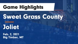 Sweet Grass County  vs Joliet  Game Highlights - Feb. 2, 2021