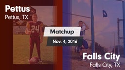 Matchup: Pettus  vs. Falls City  2016