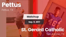 Matchup: Pettus  vs. St. Gerard Catholic  2017