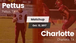 Matchup: Pettus  vs. Charlotte  2017